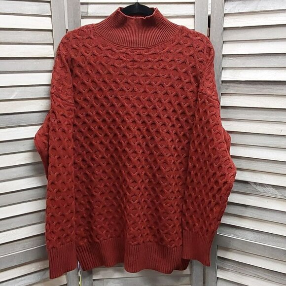 Women's Mock Turtleneck Sweater | Knox Rose | Medium - Picture 1 of 10